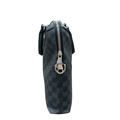 Louis Vuitton Avenue Soft Briefcase Damier Graphite Blue