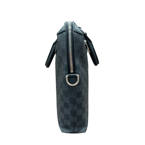 Louis Vuitton Avenue Soft Briefcase Damier Graphite Blue
