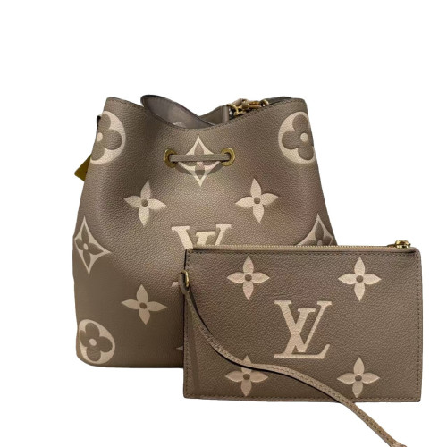 Louis Vuitton Bucket Monogram Empreinte Giant Grey