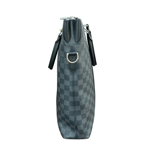 Louis Vuitton Explorer North-South Briefcase Damier Graphite Black Grey