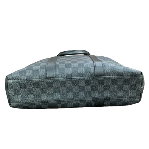 Louis Vuitton Explorer North-South Briefcase Damier Graphite Black Grey