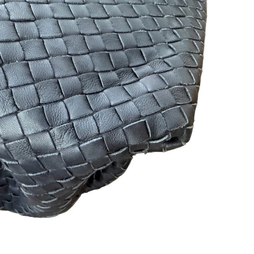 Bottega Veneta Tote Bag Lambskin Intrecciato Nappa Black