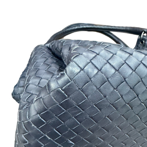 Bottega Veneta Tote Bag Lambskin Intrecciato Nappa Black