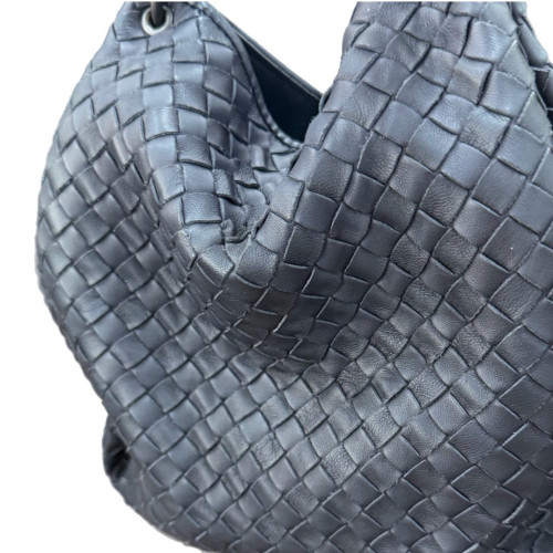 Bottega Veneta Tote Bag Lambskin Intrecciato Nappa Black