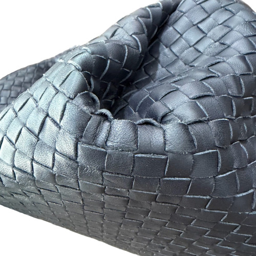 Bottega Veneta Tote Bag Lambskin Intrecciato Nappa Black