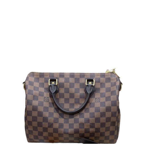 Louis Vuitton Speedy Bandouliere 30 Damier Ebene Brown
