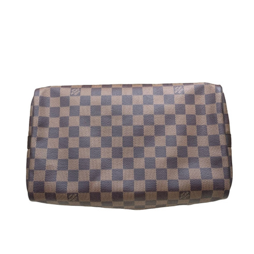 Louis Vuitton Speedy Bandouliere 30 Damier Ebene Brown