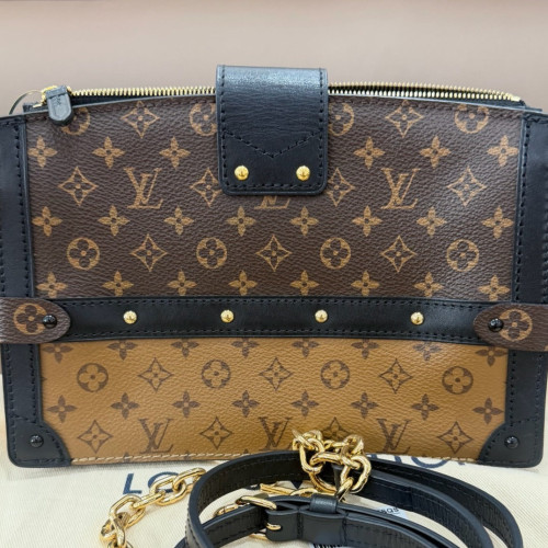 Louis Vuitton Trunk Clutch Monogram Brown