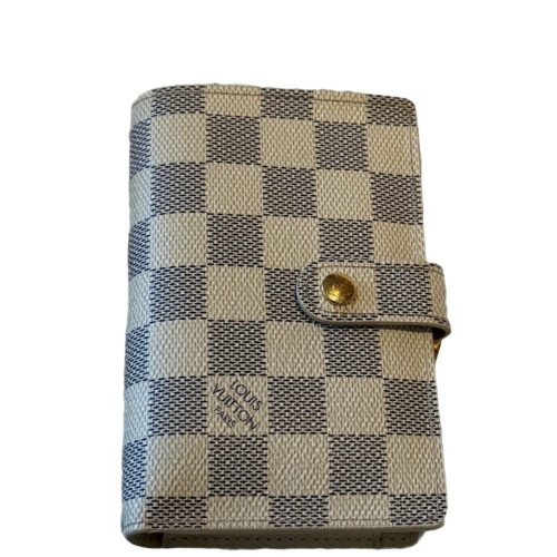 Louis Vuitton Small Ting Agenda Cover Damier Ebene Grey Brown