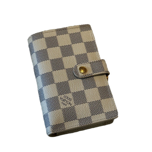 Louis Vuitton Small Ting Agenda Cover Damier Ebene Grey Brown