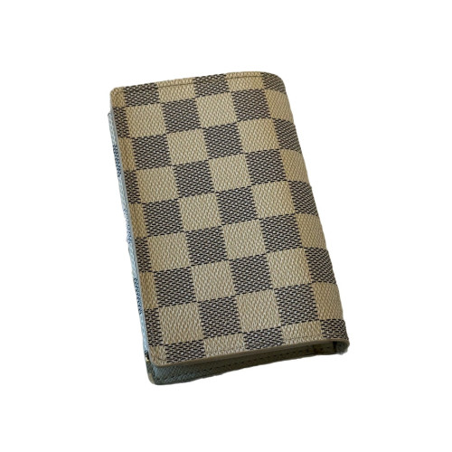Louis Vuitton Small Ting Agenda Cover Damier Ebene Grey Brown