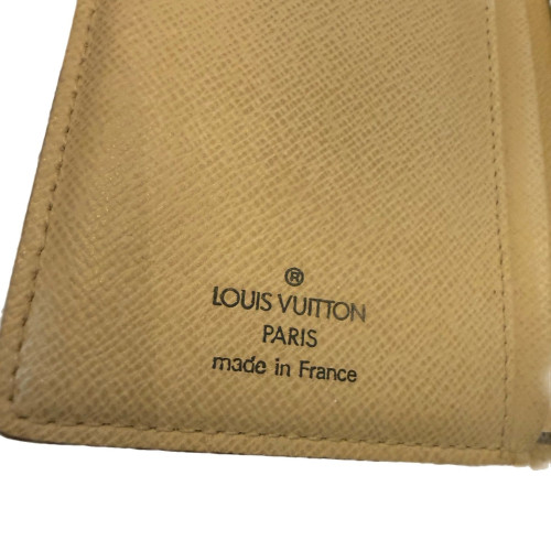 Louis Vuitton Small Ting Agenda Cover Damier Ebene Grey Brown