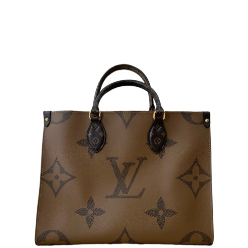 Louis Vuitton Onthego MM Reverse Monogram Giant Brown