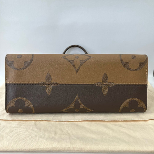 Louis Vuitton Onthego MM Reverse Monogram Giant Brown