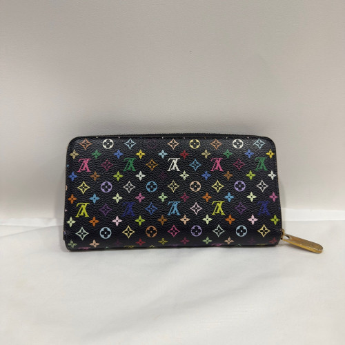Louis Vuitton Curieuse Long Wallet Monogram Black