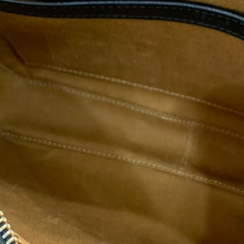 Celine Camera Case Triomphe Brown Black