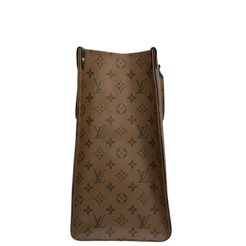 Louis Vuitton Onthego GM Reverse Monogram Giant Dark Brown Light Brown