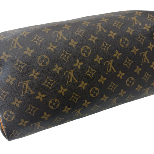 Louis Vuitton Speedy 35 Monogram Dark Brown Light Brown