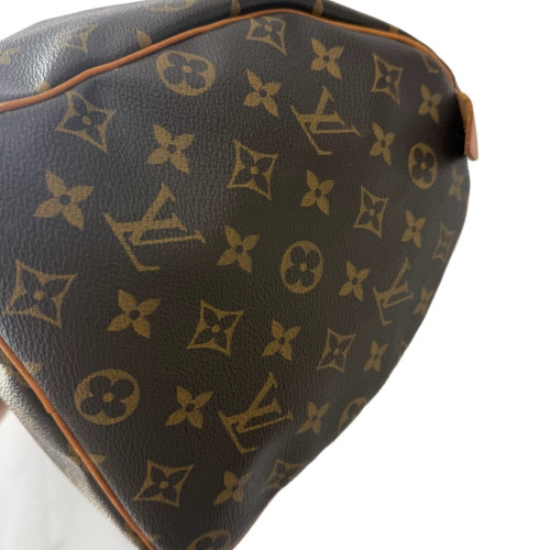 Louis Vuitton Speedy 35 Monogram Dark Brown Light Brown