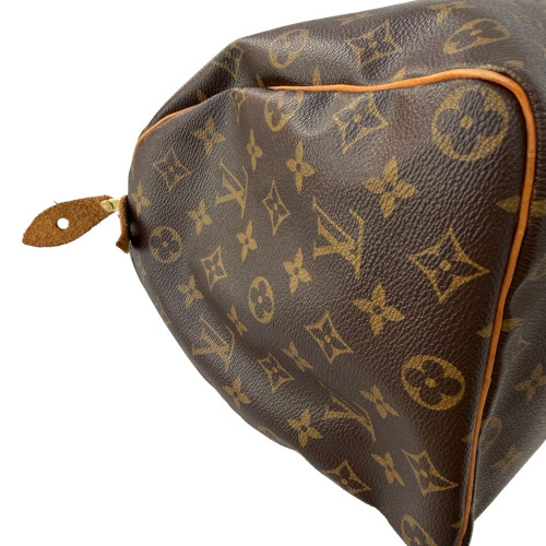 Louis Vuitton Speedy 35 Monogram Dark Brown Light Brown