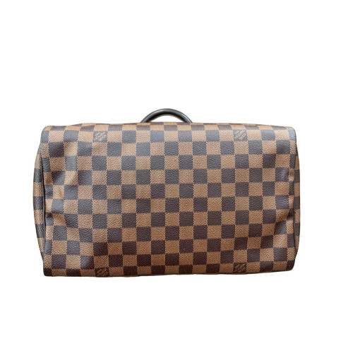 Louis Vuitton Speedy 30 Damier Ebene Dark Brown Light Brown Louis Vuitton Speedy 30 Damier Ebene Dark Brown Light Brown