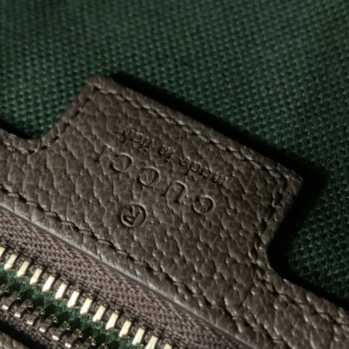 Gucci Boston Bag GG Supreme Monogram Beige Brown Green