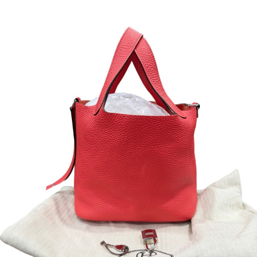 Hermes Picotin 18 Taurillon Clemence T5 Rose Jaipur Hermes Picotin 18 Taurillon Clemence T5 Rose Jaipur