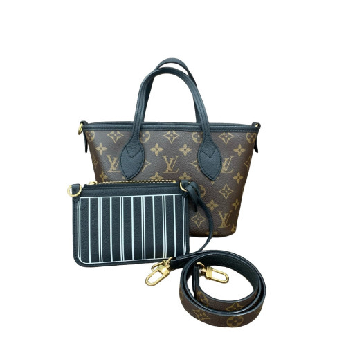 Louis Vuitton Neverfull BB Monogram Dark Brown Light Brown