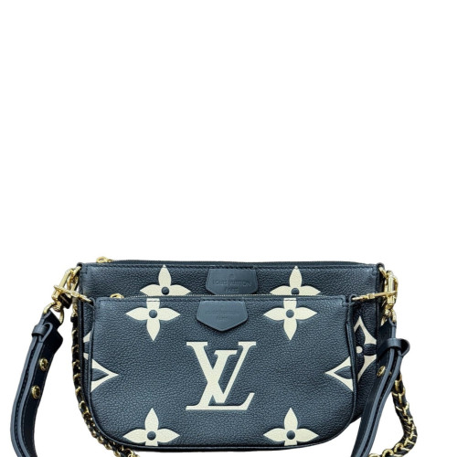 Louis Vuitton Multi Pochette Accessories Monogram Giant Black White Louis Vuitton Multi Pochette Accessories Monogram Giant Black White