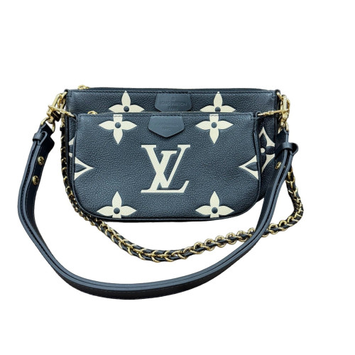 Louis Vuitton Multi Pochette Accessories Monogram Giant Black White Louis Vuitton Multi Pochette Accessories Monogram Giant Black White