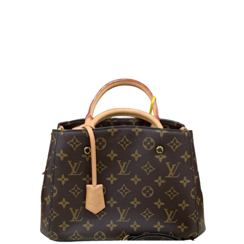 Louis Vuitton Montaigne BB Monogram Dark Brown Light Brown