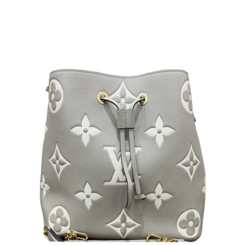 Louis Vuitton Neonoe MM Monogram Empreinte Giant Grey White