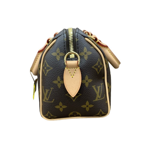 Louis Vuitton Speedy Bandouliere 20 Monogram Dark Brown Light Brown