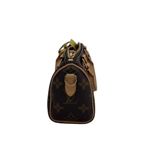 Louis Vuitton Nano Speedy Bandouliere Monogram Brown