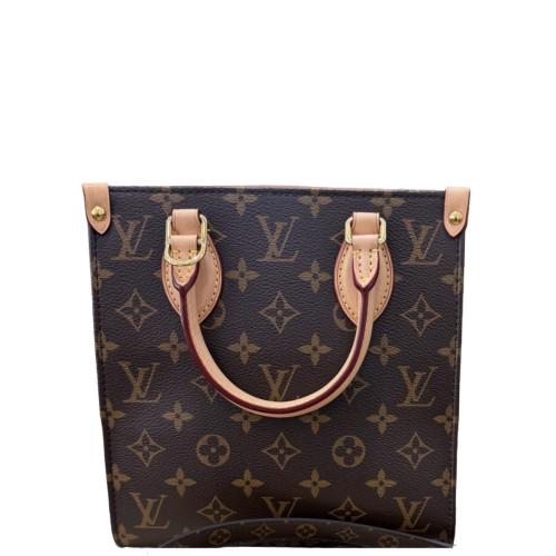 Louis Vuitton Sac Plat Bb Monogram Dark Brown Light Brown