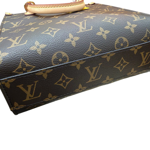 Louis Vuitton Sac Plat Bb Monogram Dark Brown Light Brown