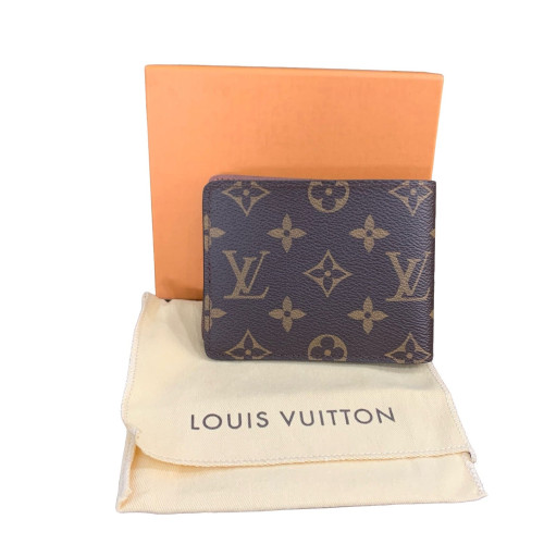 Louis Vuitton Compact Wallet Monogram Brown