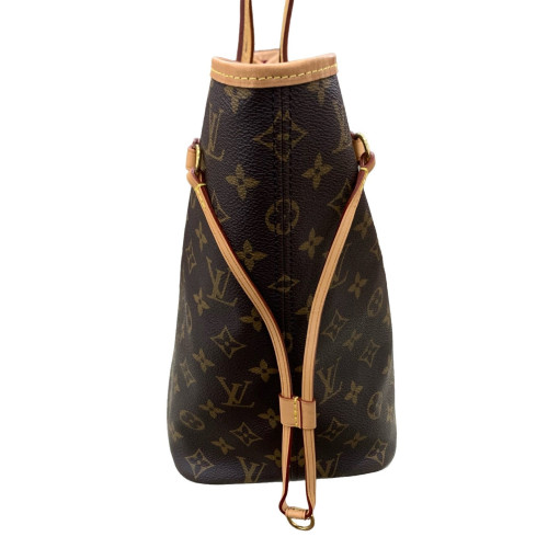 Louis Vuitton Neverfull MM Monogram Dark Brown Light Brown