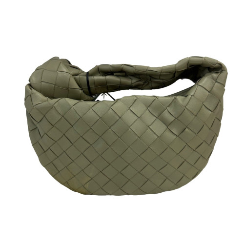Bottega Veneta Mini Jodie Calfskin Intrecciato Green