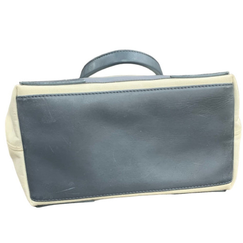 Balenciaga Tote Bag Canvas Beige Blue