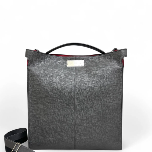 Fendi Peekaboo X-Lite Fit Grained Calfskin Grey
