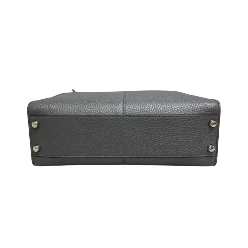 Fendi Peekaboo X-Lite Fit Grained Calfskin Grey