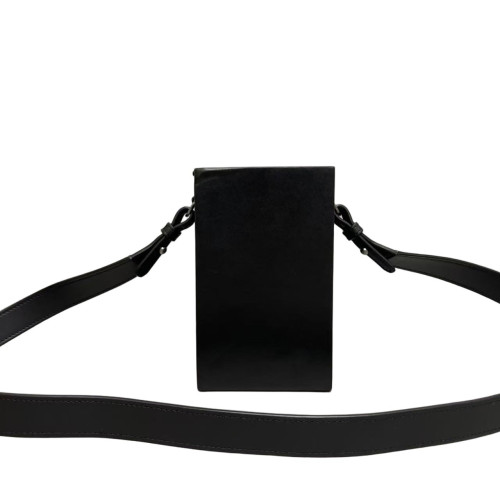 Fendi Phone Holder Smooth Calfskin Black