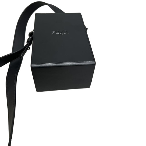 Fendi Phone Holder Smooth Calfskin Black