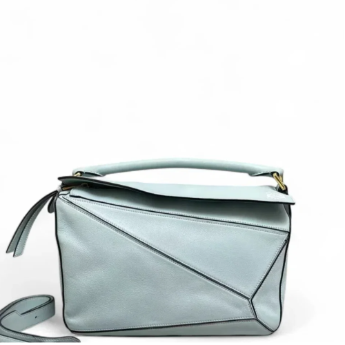 Loewe Medium Puzzle Calfskin Light Blue