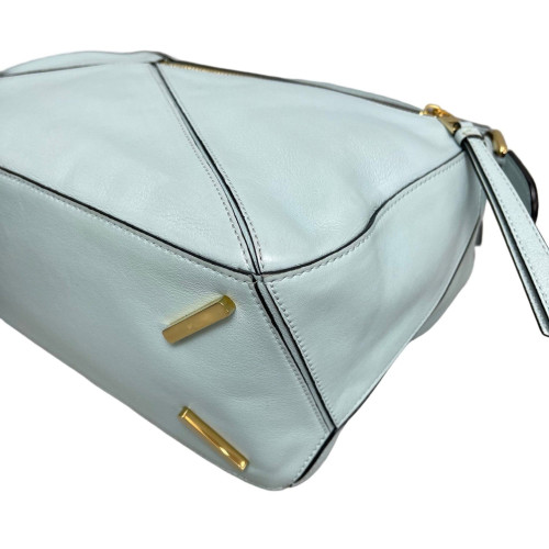 Loewe Medium Puzzle Calfskin Light Blue