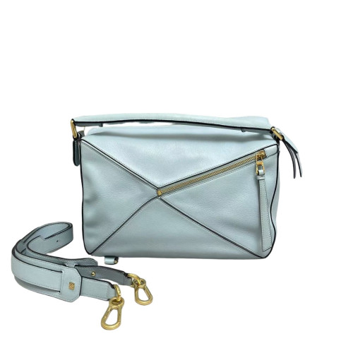 Loewe Medium Puzzle Calfskin Light Blue