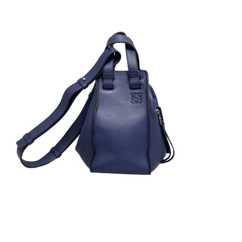 Loewe Small Hammock Calfskin Dark Blue