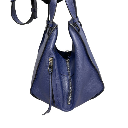 Loewe Small Hammock Calfskin Dark Blue
