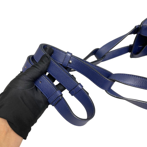 Loewe Small Hammock Calfskin Dark Blue
